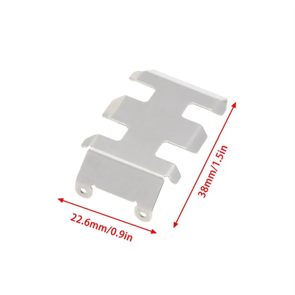 

Himiss Stainless Steel Chassis Armor for Gearbox Axle Protector For 1/24 Rc Crawler Axial Scx24 Axi90081 Axi00002 Upgrade Parts