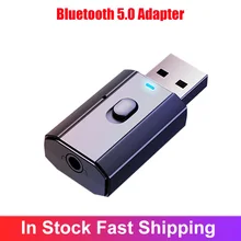 4 In 1 5.0 Audio Transmitter Receiver Adapter Dongle 3.5mm AUX For TV PC Computer Car Music Receiver Transmitter