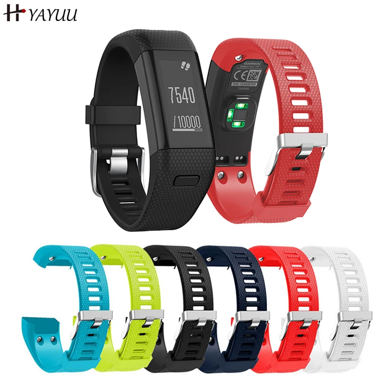 

Ремешок на запястье для Vivosmart HR +, сменный силиконовый спортивный ремешок с наборами инструментов для трекера Garmin Vivosmart HR Plus
