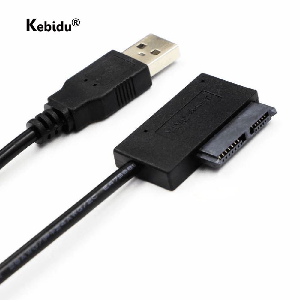 Адаптер SATA 13 Pin конвертер на USB 2 0 Кабель-адаптер Sata для ПК 6P 7P CD DVD Rom ноутбука |