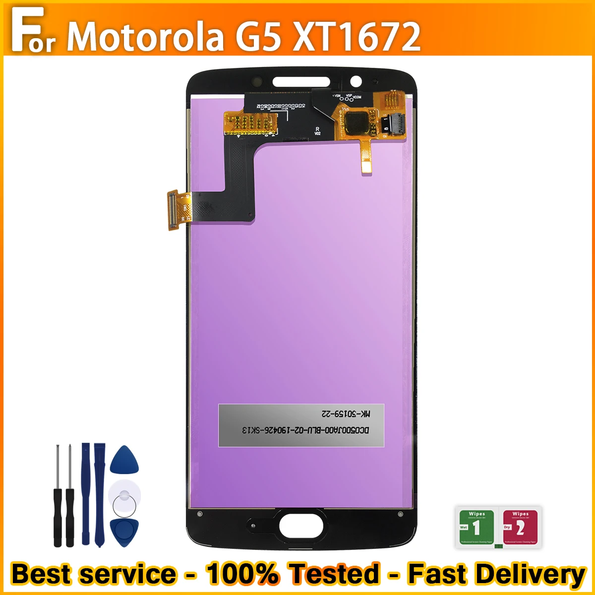 ЖК-дисплей 5 0 дюйма для Motorola Moto G5 XT1672 XT1676 XT1670 сенсорный дигитайзер в сборе замена