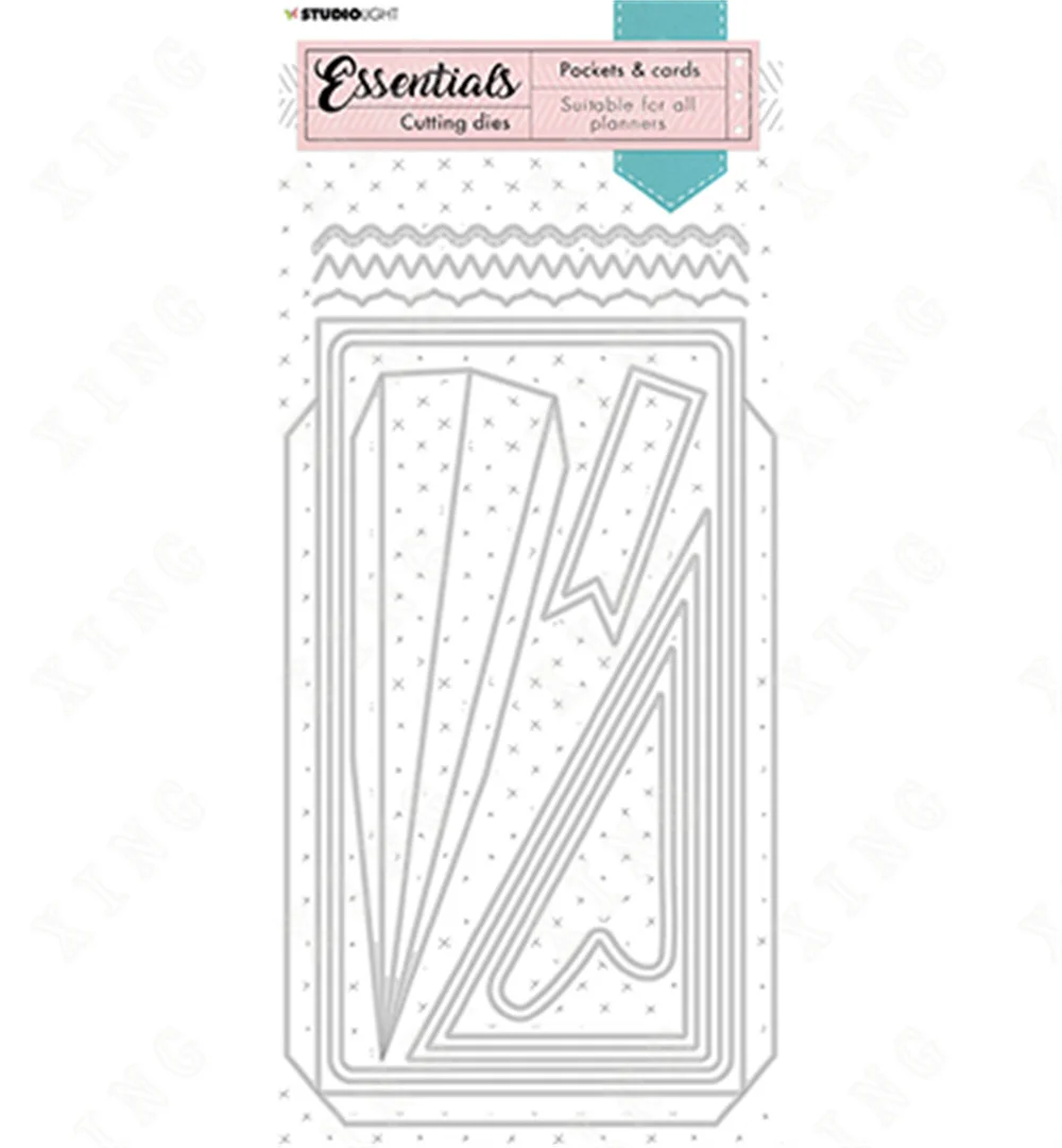 

Pocket Label Heart Metal cutting dies stencils for diy scrapbooking photo album decorative embossing diy paper cards Arrival New