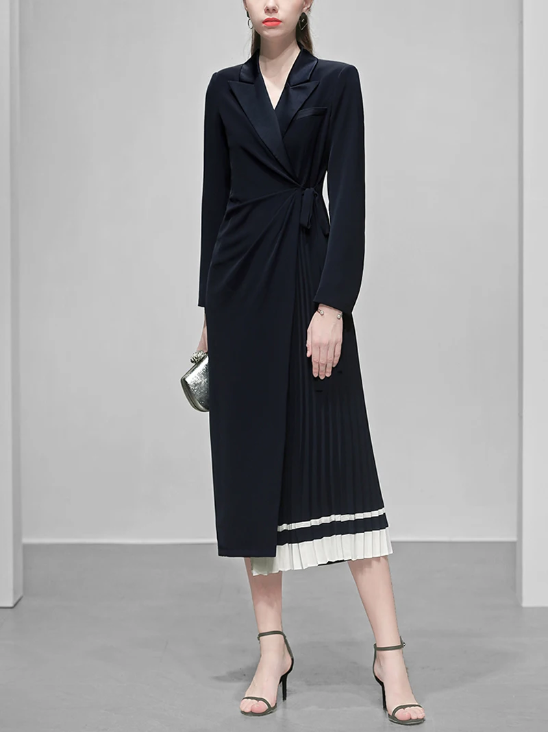 2019 осень зима Подиум модные женские платья бандаж бандажный дизайн футболка с