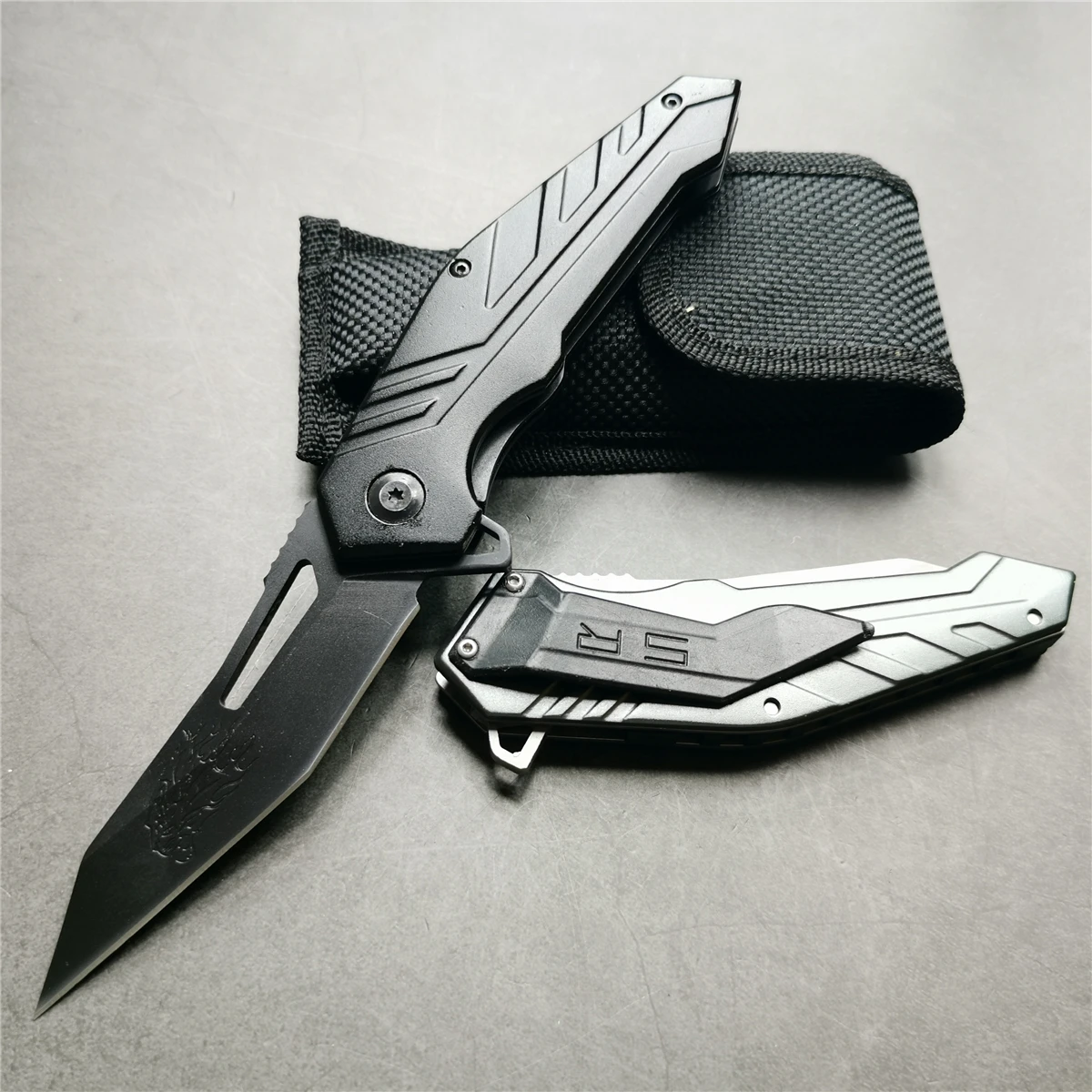 12 шт./лот 8 3 &quotножи Изысканная алюминиевая окислительная Ручка 5Cr13 лезвие