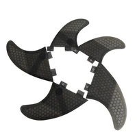 double tabs uk2 1 surf fins fiberglass honeycomb fibre surfboard fin 5 in per set black color fins