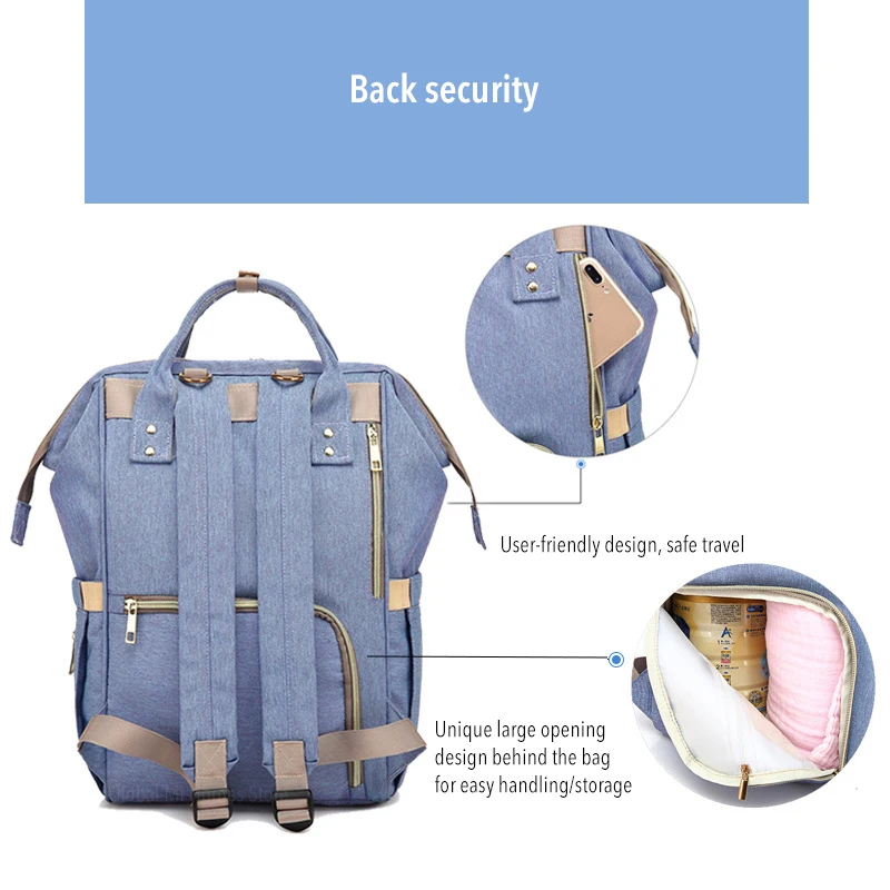 

TFlag Backpack Large Capacity Mommy Bags Double Shoulder Bag Multifunctional Travel College Laptop Bag