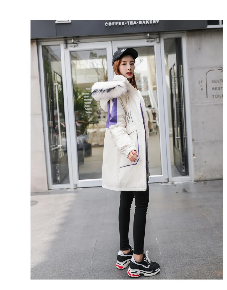 Loose Korean Winter Down Coat Women Puffer Long Female Warm Autumn Hooded Jacket For Girl Parka Feminina Coats Duck Outerwear