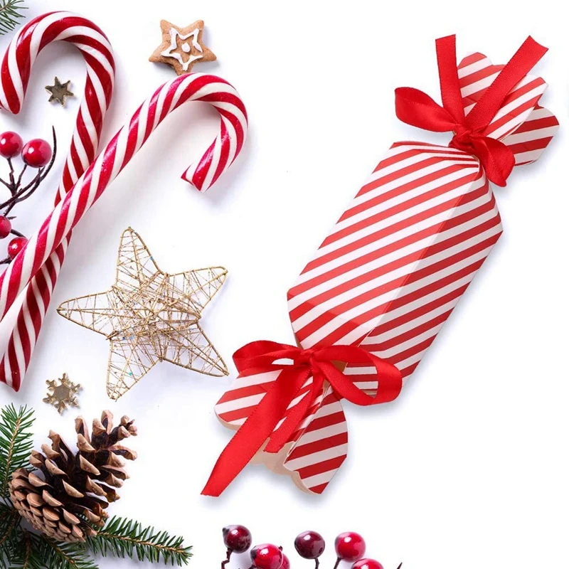 Рождественские коробки для конфет 50 шт. рождественские подарков подарочные