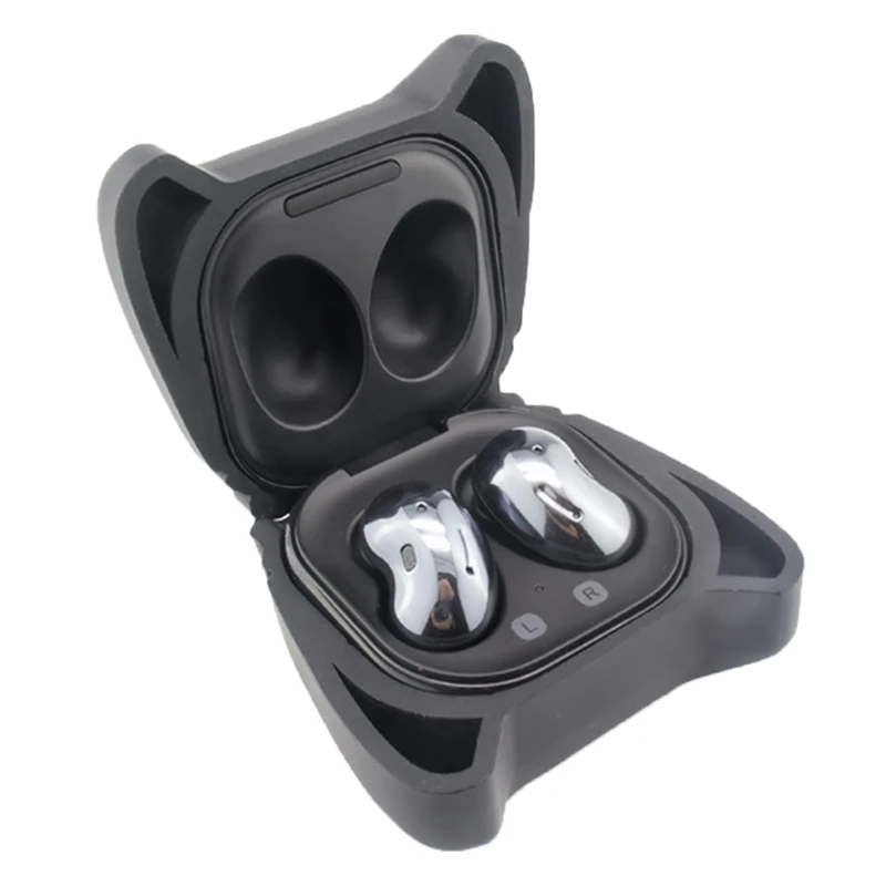 

Gamepad Handle Dust-proof Protective Cover Silicone Case for S-AMSUNG Galaxy-Buds live Wireless Earphone