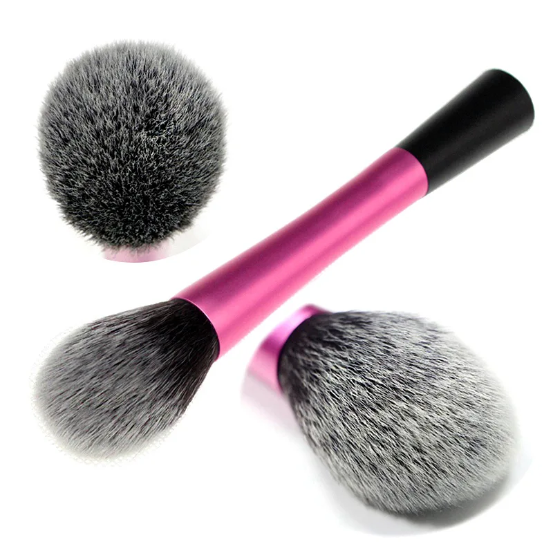 

Small waist makeup brush pink flame blush brush makeup tool foundation brush aluminum tube