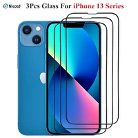 3pcslot full glue tempered glass for iphone 13 pro max screen protector glass on iphone 13 pro 9h safty glass on iphone 13 mini