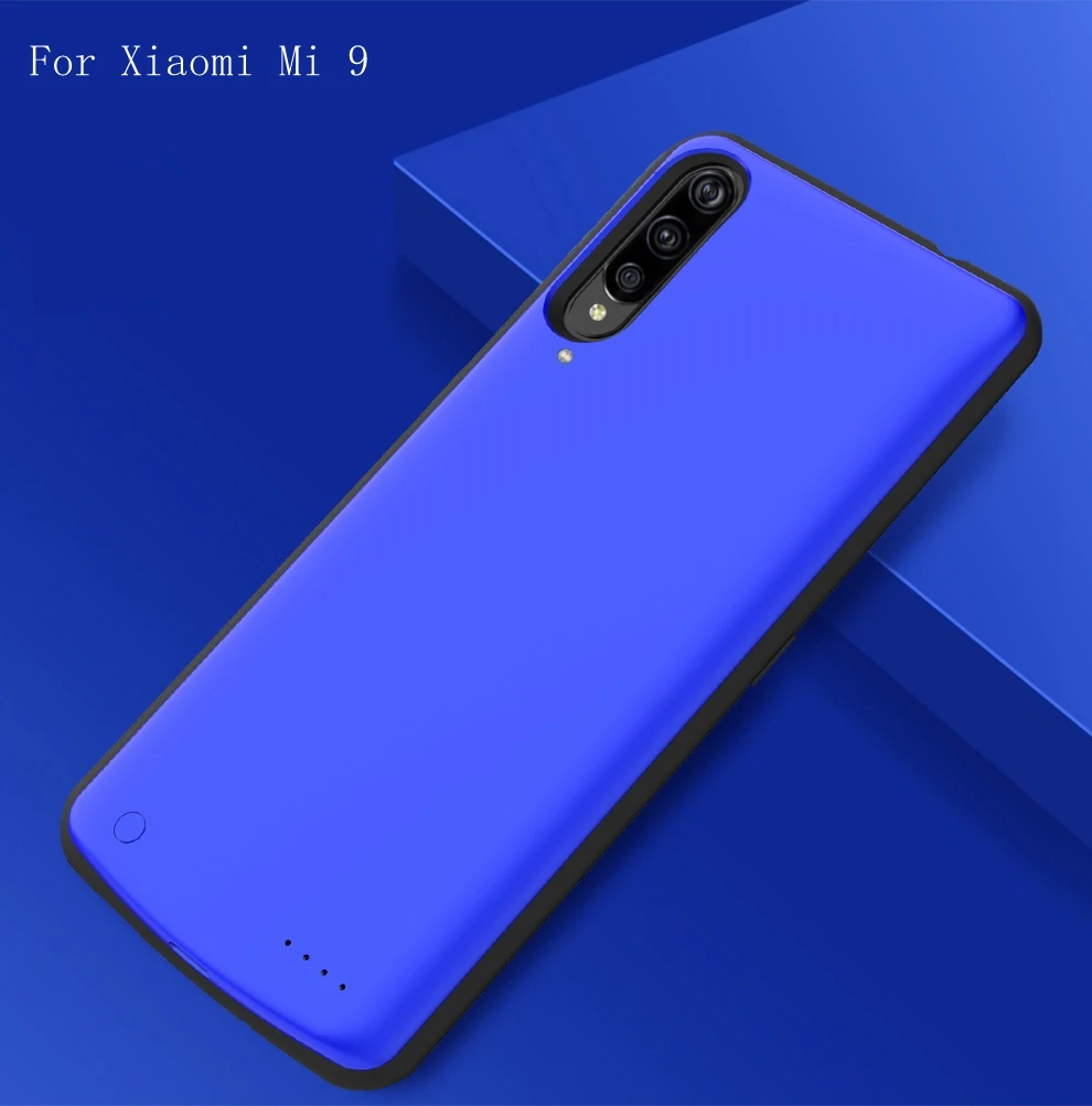 Mi9 Blue Чехол для зарядного устройства для Xiaomi 9 SE Redmi Note 8 7 K20 Pro Чехол для зарядного устройства - Цвет: Mi9 Blue
