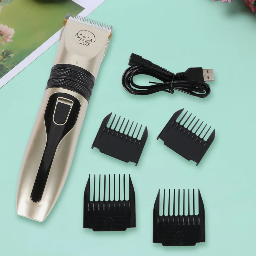 

Professional Pet Hair Clipper Dog Hair Electrical Grooming Tool Safe Shaving Tool Pet Hair Trimmer (Standard, Without Lubricatin