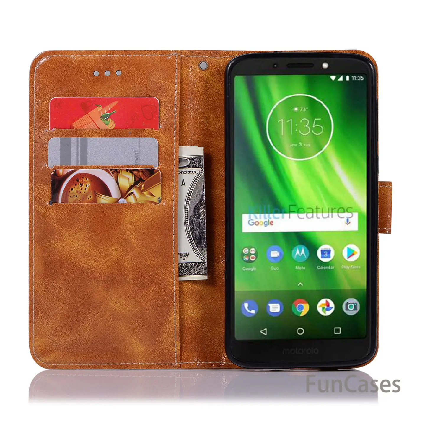 Чехол для Coque Moto G6 2018 Force кожаный чехол из ТПУ Fundas Motorola защитный 5 дюйма + держатели