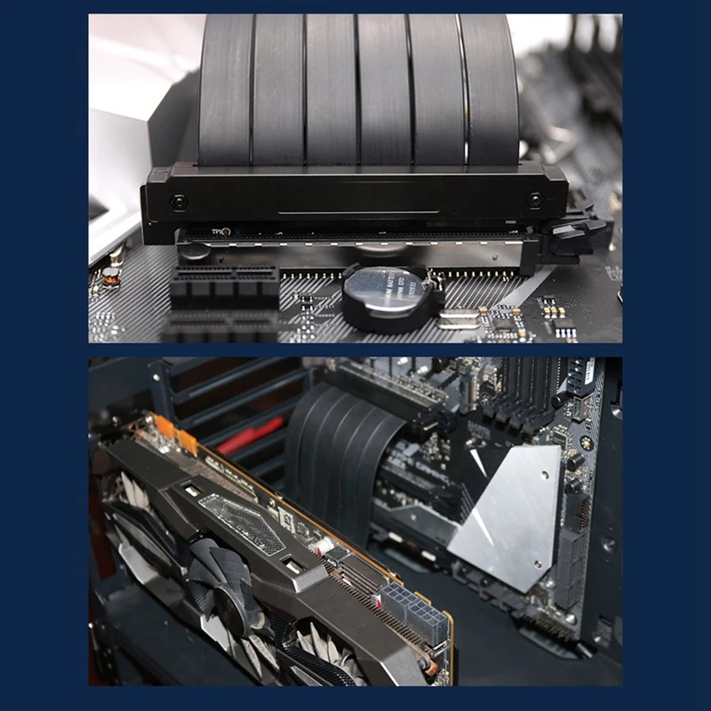 

PCI-E3.0 16X Image Card Extension Cable 90 Degree Upright Chassis Reverse Extension Image Card Adapter Cable