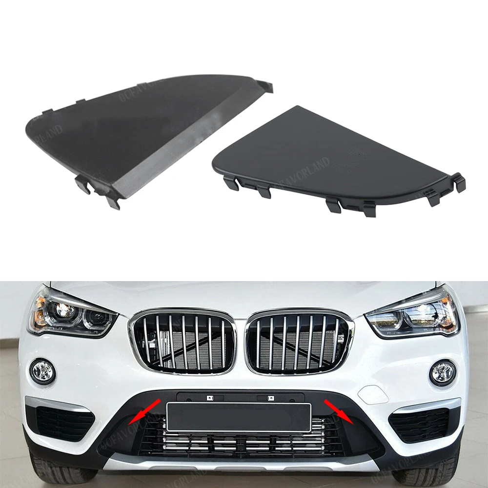 Пара передняя левая правая боковая Закрытая решетка Центральная черная