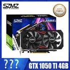 SZMZ видеокарта для компьютера, графическая карта PCI-E GTX1050Ti GPU 4G DDR5, оригинальная графическая карта 128 бит GDDR5 1050ti 4 Гб, видеокарта