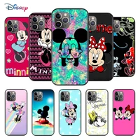disney cartoon animation lovely mickey mouse for apple iphone 12 11 xs pro max mini xr x 8 7 6 6s plus 5 se black phone case
