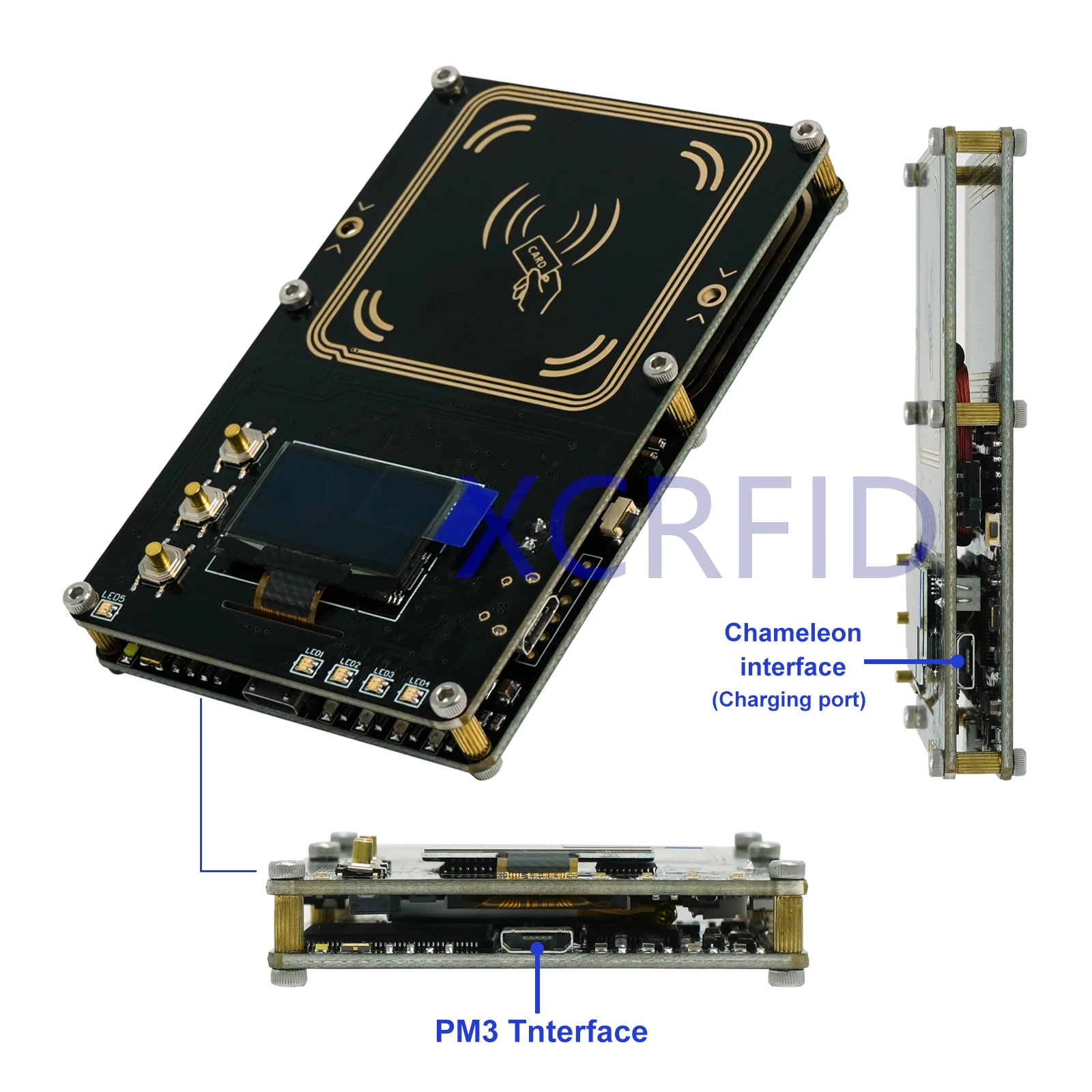 Набор разработчиков Proxmark3 5 0 Proxmark NFC PM3 RFID считыватель запись HF LF антенна карта