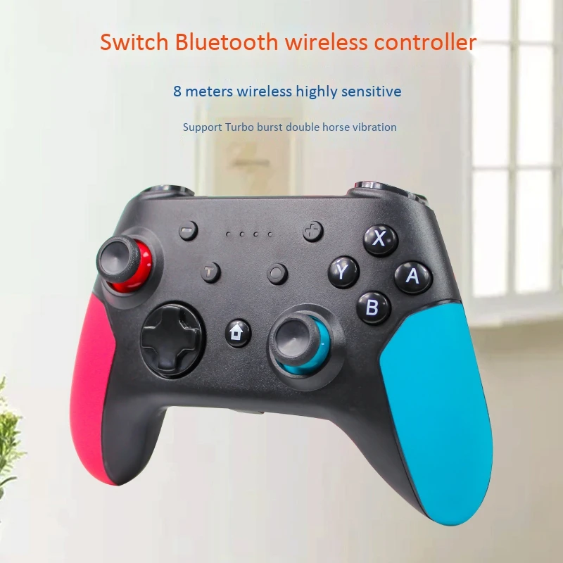 

Wireless for Switch Pro Game Controller Bluetooth Gamepad for Nintendo Switch PC Supports Gyro Axis Turbo Dual Vibration