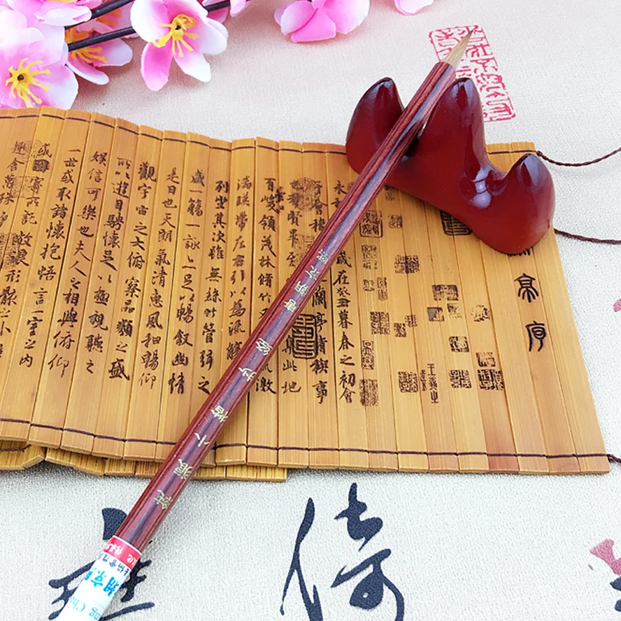 Красная каучуковая подставка для каллиграфии держатель кистей художественной