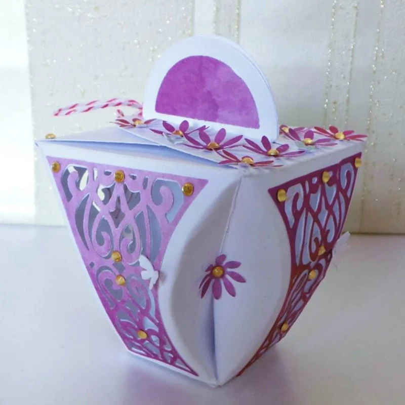 Gift Box Cut Dies DIY Scrapbooking Dies New Metal Steel Cutting Dies Stencils Book Photo Album Card Crafts Embossing