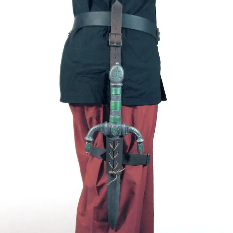 Средневековая нога для косплея викингов пиратские бедра ножной кардан кожаный