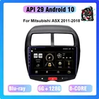 Мультимедийный плеер COHO, на платформе Android 10,0, с 8-ядерным процессором, 6 ГБ ОЗУ, 128 Гб ПЗУ, GPS-навигацией, для Mitsubishi ASX 2011-2018