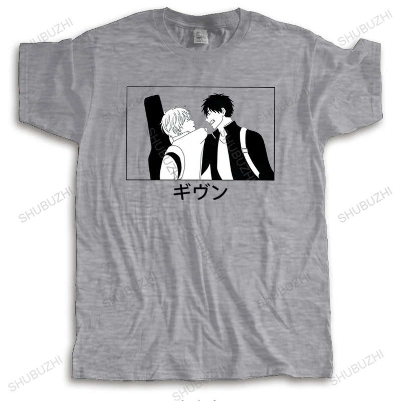 

Funny Anime Manga Given Tshirts Men Pre-shrunk Cotton Mafuyu Ritsuka Uenoyama Tee Shirts Short Sleeved Summer T-shirt Merch
