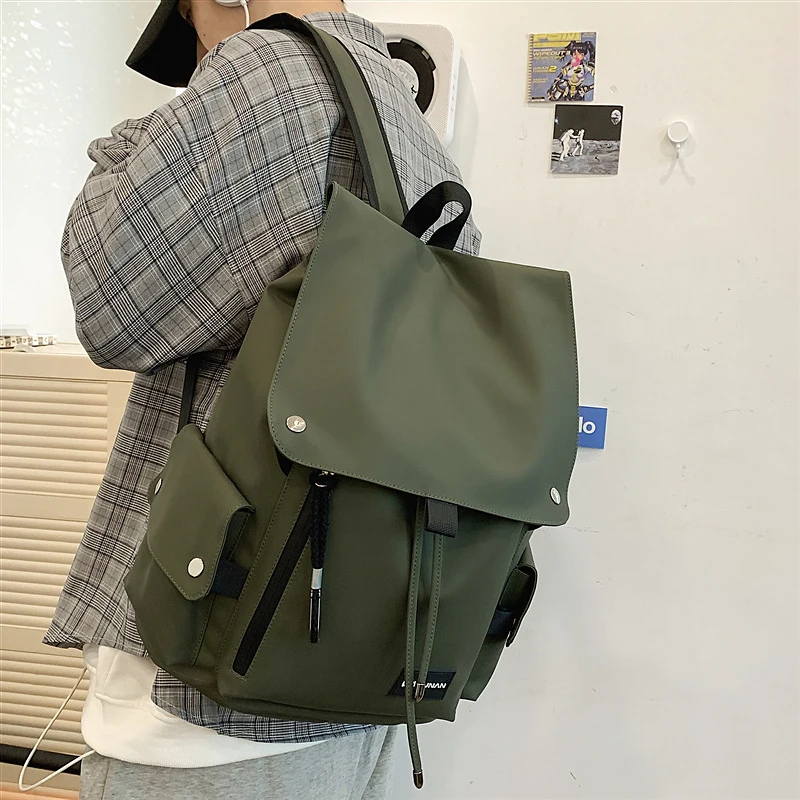 

Backpack Male Japanese Ins Men's Trendy Brand Large-capacity Travel Bag Backpack Female Trendy Cool Schoolbag College Students
