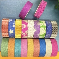 zuidid pack of 5 diy scrapbook party decoration home school stationery sticker masking tape flash paper tape