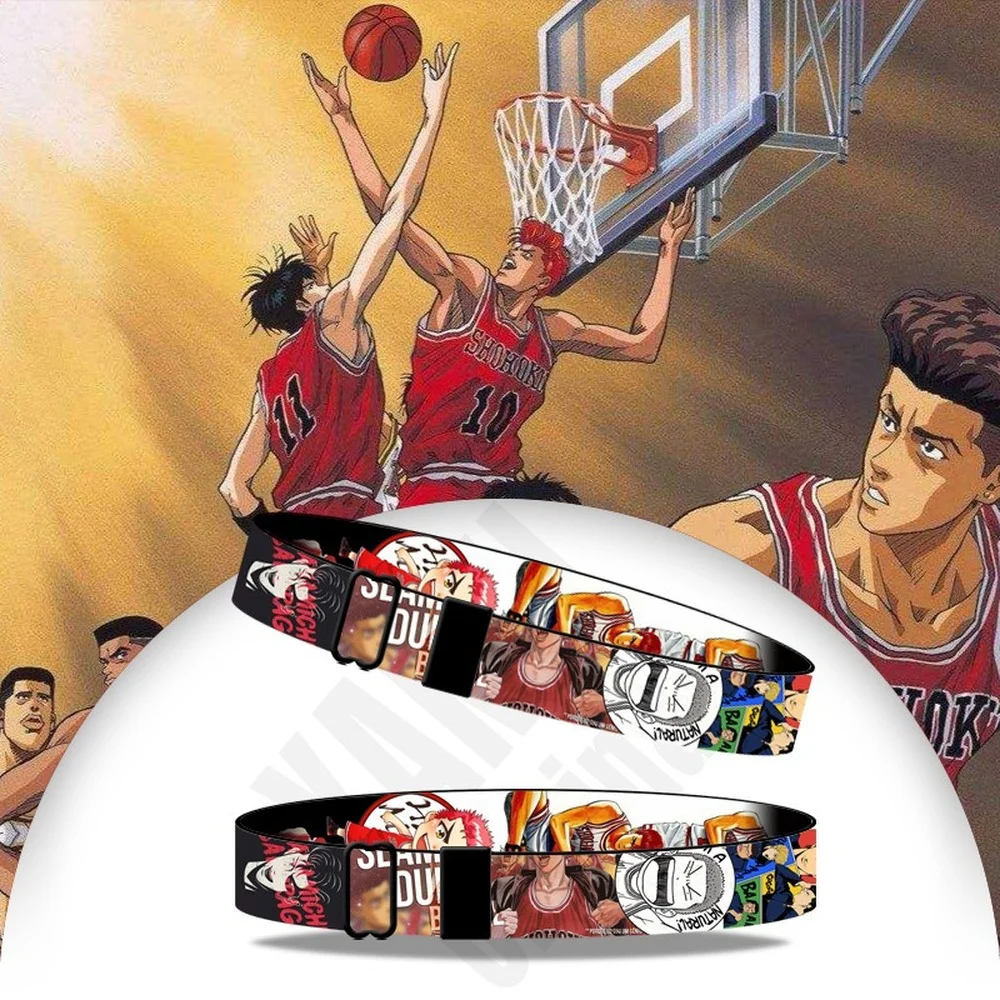 

Sakuragi Hanamichi Kaede Rukawa Women Hand Bracelet Men Slam Dunk Anime Accessories Bangles Cartoon Jewelry Manga Wristband Gift