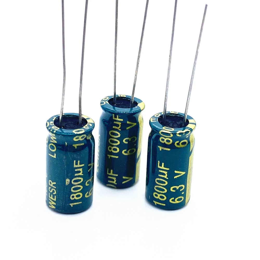 10 шт./лот 6 3 В 1800 мкФ высокочастотный низкоимпедансный алюминиевый