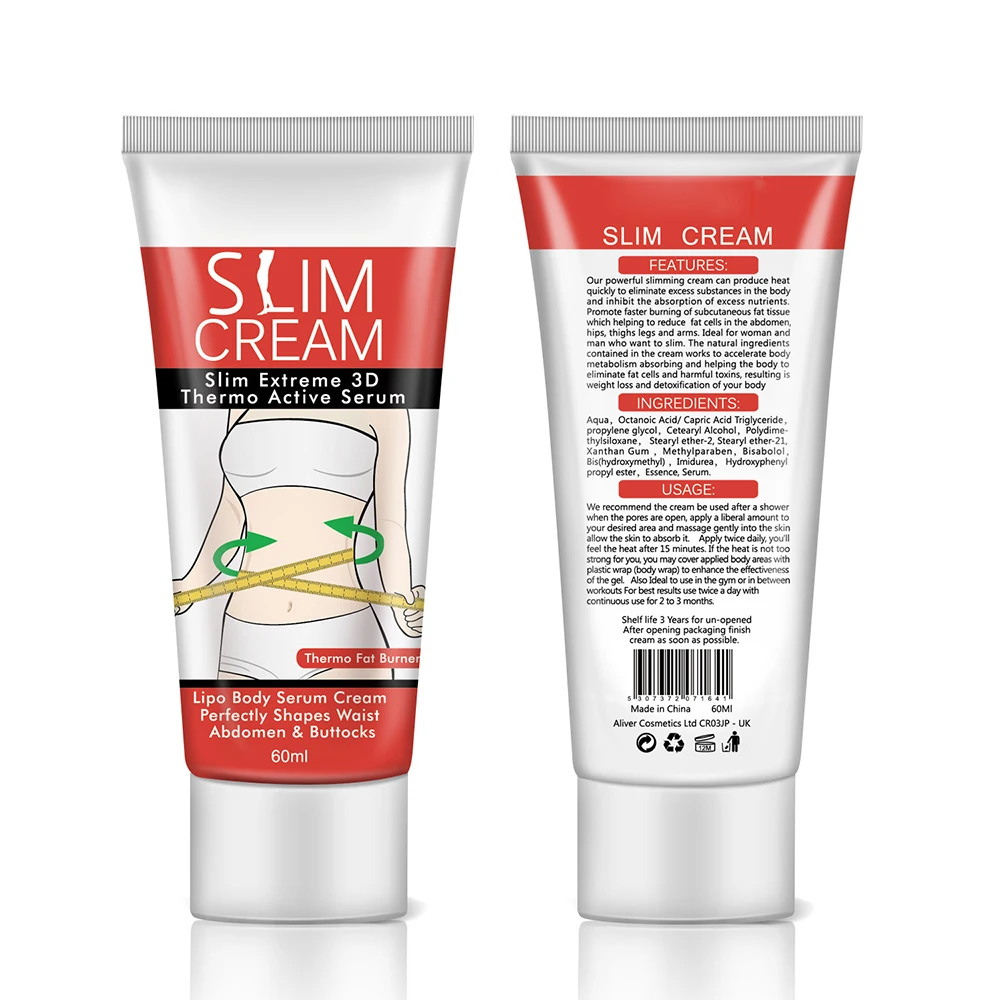 США в наличии 3D крем для похудения форме талии сжигатель жира целлюлита эффективная паста укрепляющий гель