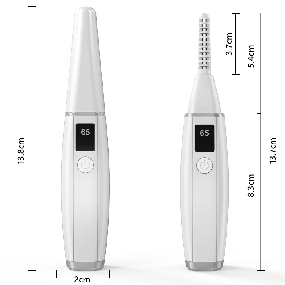 

Electric Eyelash Curler USB Charging LCD Display Heated Eyelash Adjustable Eyelash Curling Roller Natural Make Up Lashes Curler