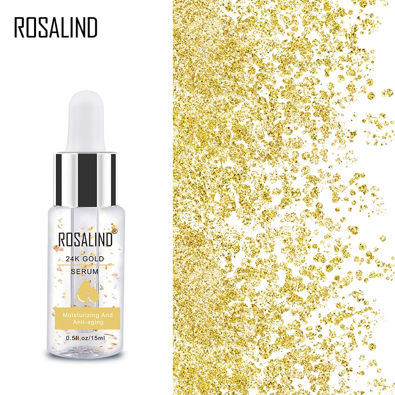 Розалинд уход за кожей лица Сыворотки с покрытыем цвета чистого 24 каратного