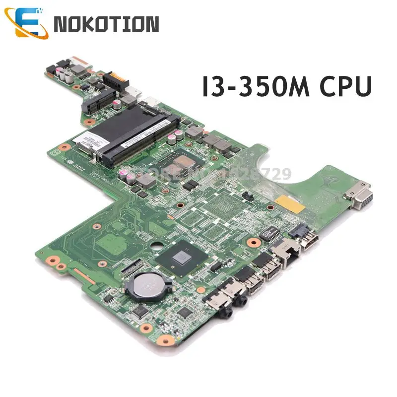 Материнская плата NOKOTION 634648 001 DAAX1JMB8C0 материнская для ноутбука HP compaq G62 CQ62