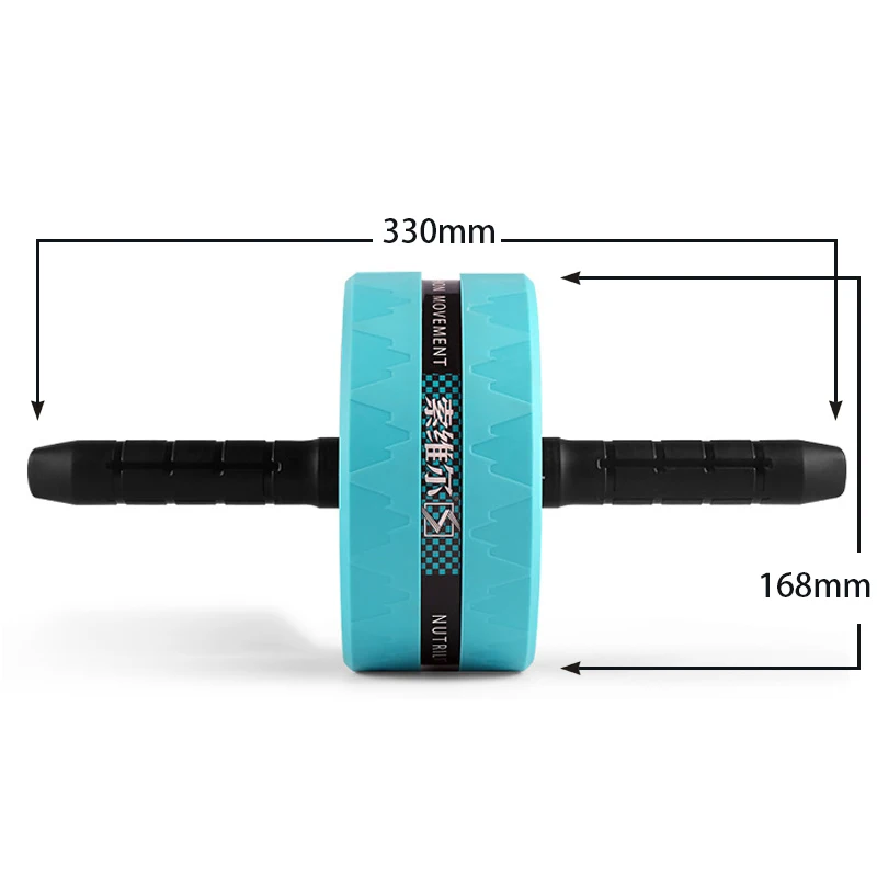 New Hot No Noise Abdominal Wheel Ab Roller Trainer Muscle Stimulation Fitness Equipment Gym Exercise Men Body Building 4 Colors |