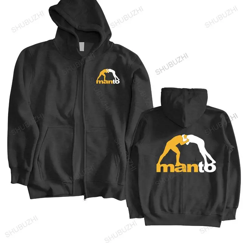 Мужские хлопковые Толстовки на молнии Manto Gi BJJ Jiu Jitsu Мужская Осенняя толстовка
