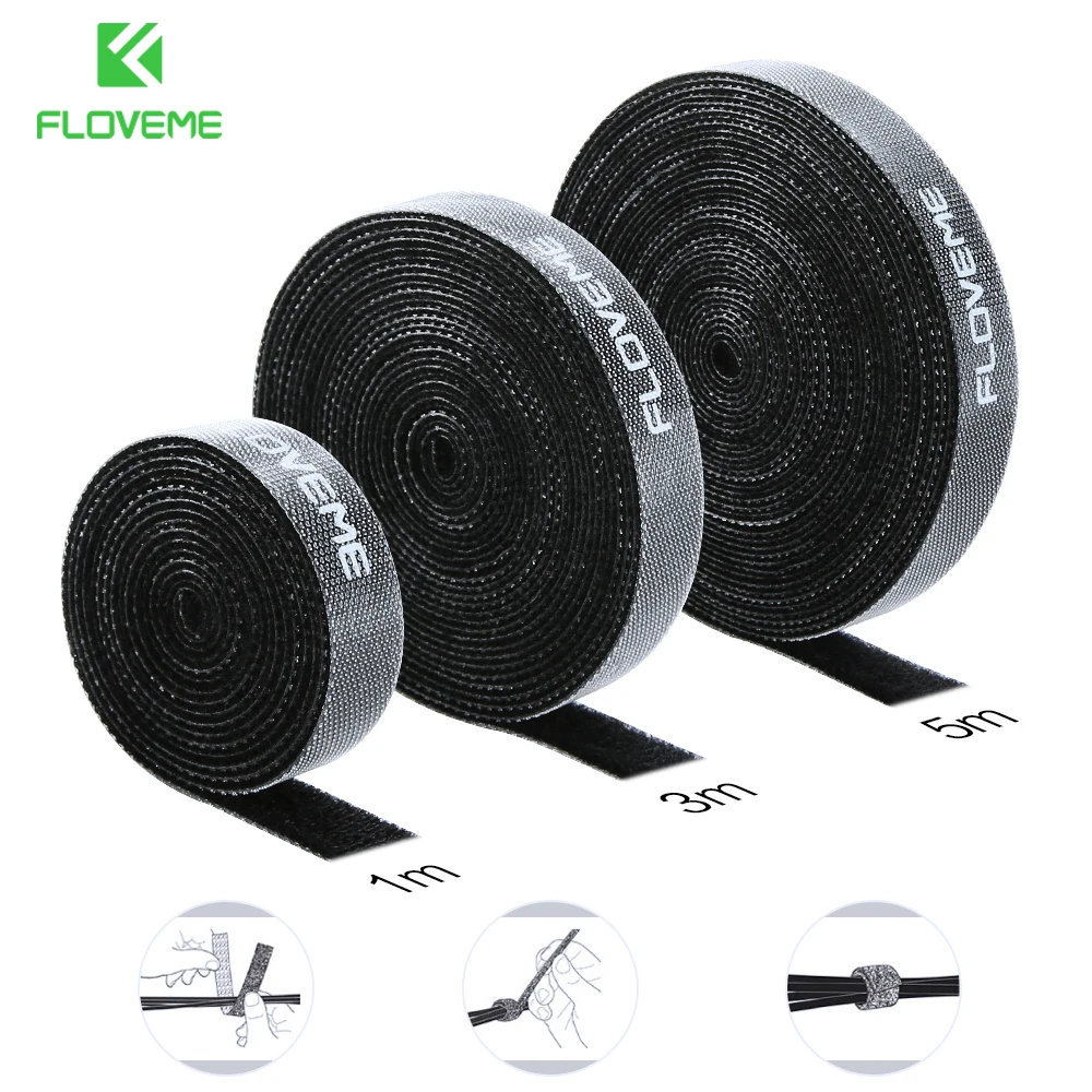 FLOVEME органайзер для кабеля Держатель намотки провода зажим наушников защита мыши