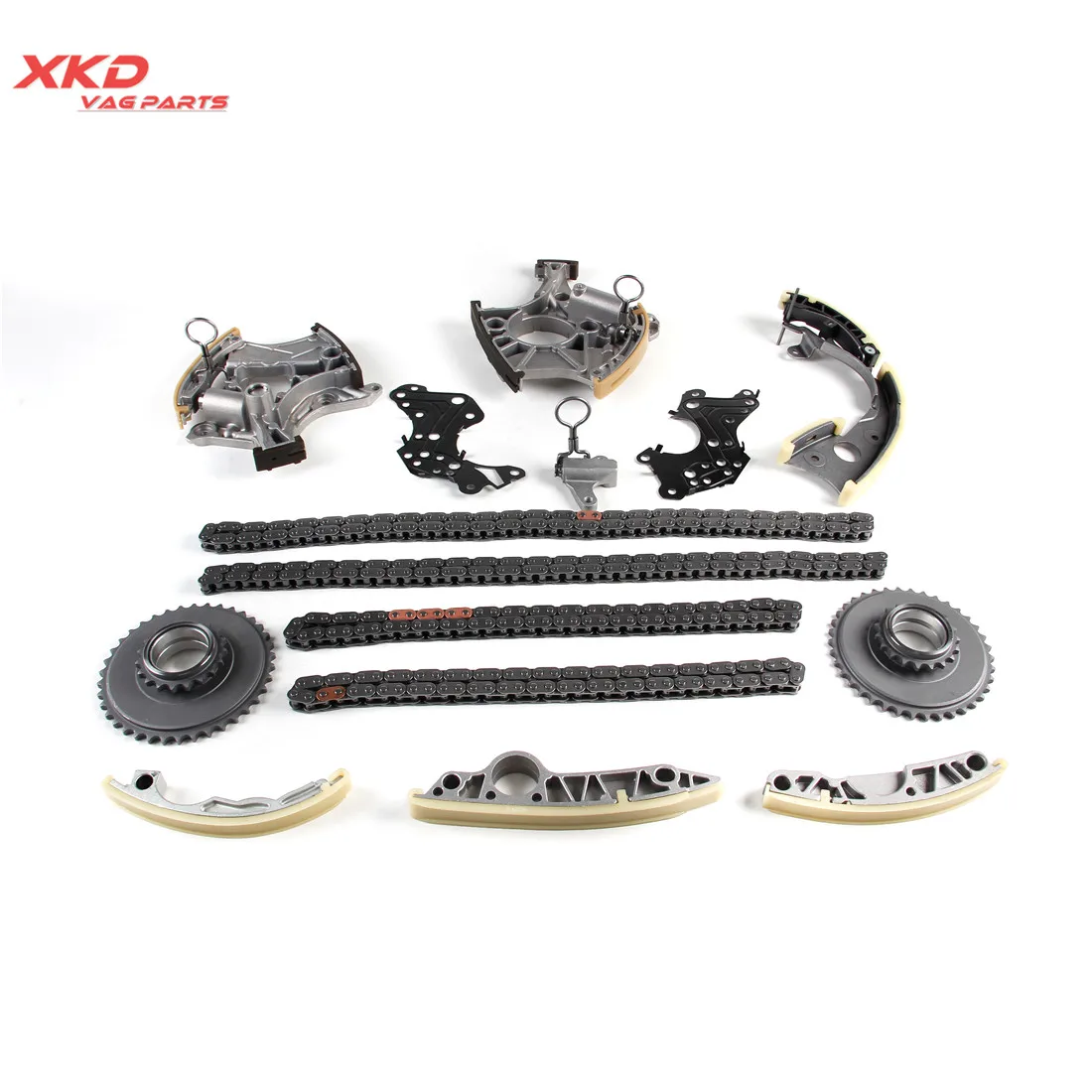 Комплект натяжителя цепи ГРМ подходит для Audi A4 A6 A8 2005-2008 3.2L 2.4L AUK BKH BDW 06E 109229 A 109465 059