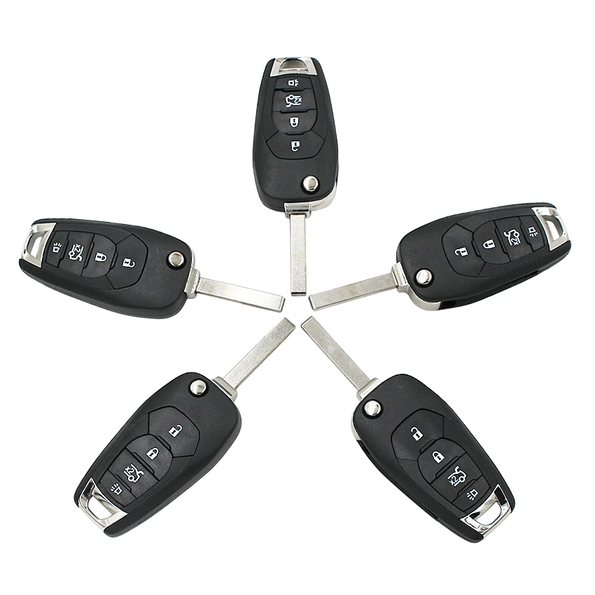 5 шт. X Новый стиль модифицированный откидной 4-кнопочный дистанционный ключ для