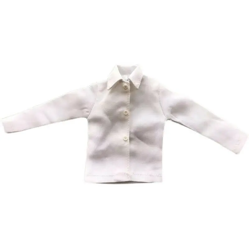 

1/6 Scale Female German Army Clothes White Shirt Model for 12" Action Doll