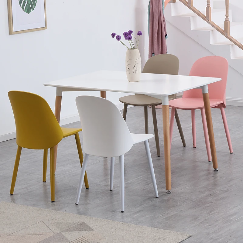 Скандинавский модный дизайн пластиковый стул для джентльмена столовая