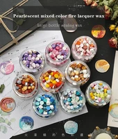 180pcs vintage octagonal mixing color sealing wax beads for diy crafts envelope wedding postcard wax seal stamp tablet pill