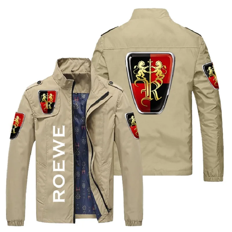 

Boutique racing men's jacket 2021 men's zipper jacket spring and autumn fashion slim jacket sports casual Roewe car jacket