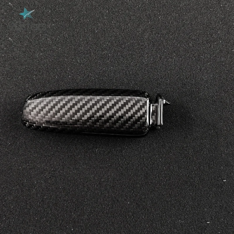 

Real Carbon Fiber Car Replace Handbrake Grips Cover Handle Protector for Ford Mustang 2015 16 17 18 19 Accessories Interior Trim