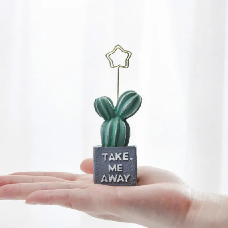 Симпатичный держатель для фотографий в форме кактуса|Рамка| |