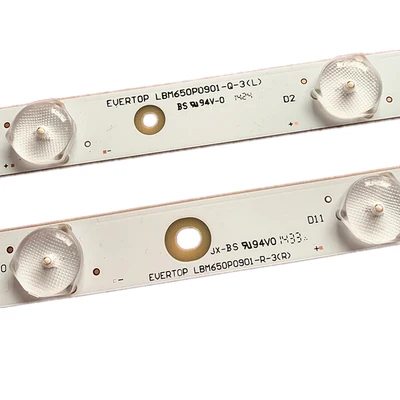 20pcs/Kit LED strips  LBM650P0901-Q-3(L) LBM650P0901-R-3(R) for PHLIPS 65 TV 65PFS6659/12 65PFS6659 12