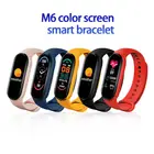 Смарт-часы M6 для мужчин и женщин, смарт-часы с пульсометром, фитнес-трекером, фитнес-браслет для отслеживания погоды в реальном времени, часы для IPhone, Xiaomi